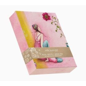 Pictura Gaëlle Boissonnard Bloc de Notas Memo - 10.5x15cm - Acabado en Barniz de Relieve UV Grueso - Laminado Mate de Tacto Suave - Impresion a Todo Color en Los Bordes - 200 Paginas en Blanco - Papel con Certificacion FSC