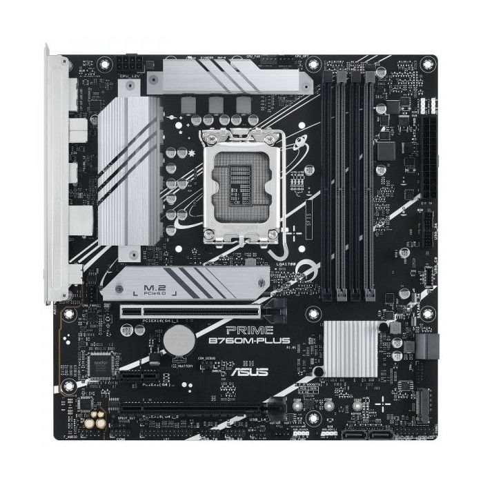Asus Prime B760M-PLUS Placa Base Intel 1700 4x DDR5 - HDMI, M.2, PCIe4.0, 4x Sata III, USB, RJ-45, Micro-ATX