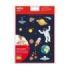 Apli Bolsa de Gomets Tematicos el Espacio - Adhesivo Removible - Desarrolla Habilidades Motoras - Ideal para Escuelas - Adhesivo Base Agua - Libre de Disolventes