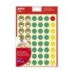 Apli Bolsa de Gomets Cara Feliz - Adhesivo Removible - 144 Gomets - 4 Estilos de Caras - Fomenta Motivacion y Expresion - Alta Calidad y Seguridad