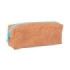 Apli Estuche Multiusos Kraft Collection - Textura Kraft - Gran Capacidad - Flexible - Resistente al Agua - Facil de Limpiar - Ideal para Escuela y Uso Diario - Cremallera Azul