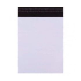 Apli Pack de 50 Bolsas de Polipropileno Opacas con Cierre Adhesivo - Alta Resistencia - Flexibles - Opacas para Privacidad - Color Blanco