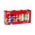 Apli Pack de 4 Rollos de Gomets en Forma de Corazones - Ideal para Guarderias - Fomenta Psicomotricidad Fina y Creatividad - 5.640 Gomets Totales