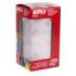 Apli Rollo de Gomets Redondos Adhesivo Permanente - 1.770 Gomets - Adhesivo Base Agua - Libre de Disolventes