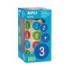 Apli Rollo de Gomets Redondos ABC - Adhesivo Removible - 900 Gomets - Fomenta Aprendizaje - Adhesivo Base Agua - Libre de Disolventes