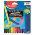 Maped Color`Peps Infinity Pack de 12 Lapices de Colores de Larga Duracion - Hecho Totalmente de Mina - Colores Surtidos