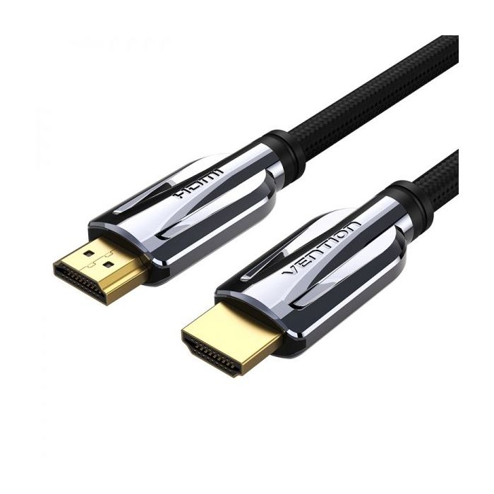 Vention Cable HDMI 2.1 Macho a Macho 8K - 2m - Chapado Oro - Color Negro