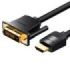 Vention Conversor DVI Macho a HDMI Macho - 2m - Color Negro