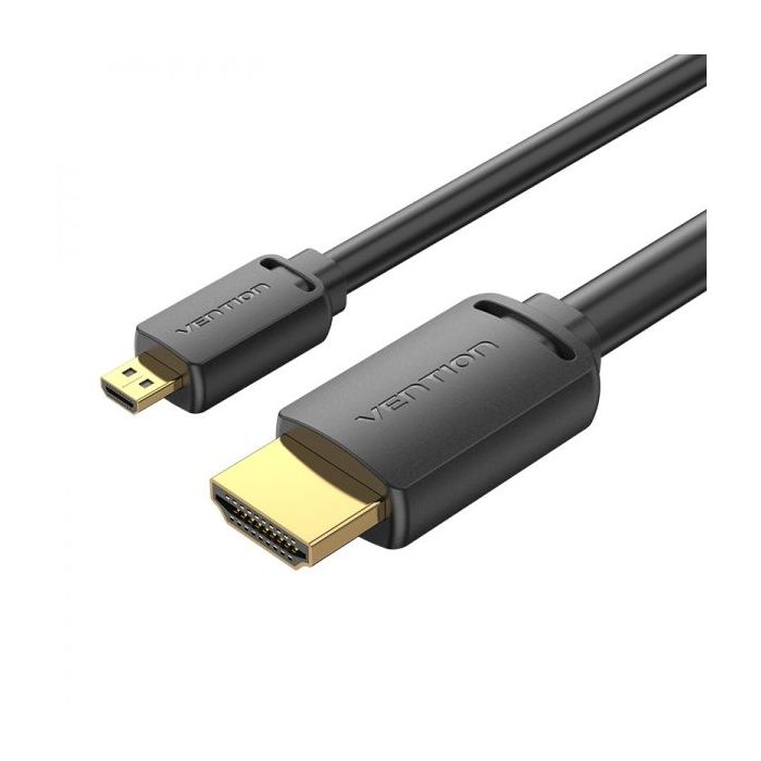 Vention Cable Micro HDMI Macho a HDMI Macho 2.0 4K - 3m - Color Negro
