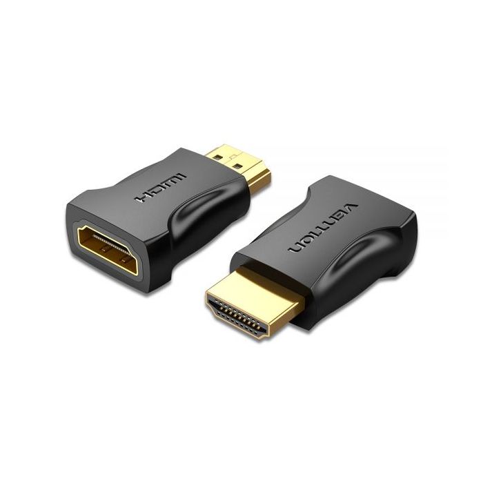 Vention Adaptador HDMI Macho a HDMI Hembra 4K - Color Negro
