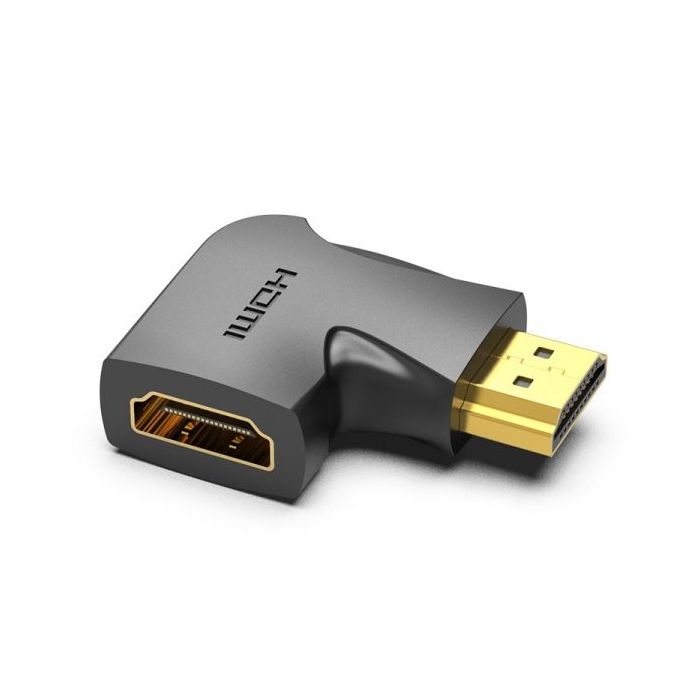 Vention Adaptador HDMI Macho a HDMI Hembra 4K 90º - Color Negro