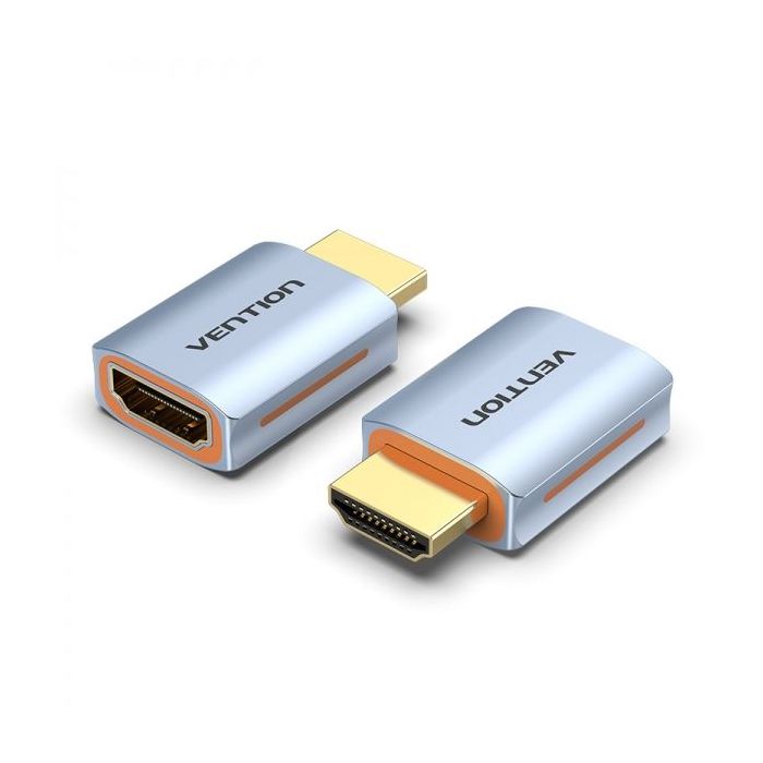 Vention Adaptador HDMI 2.1 Macho a HDMI Hembra - 8K - Color Azul