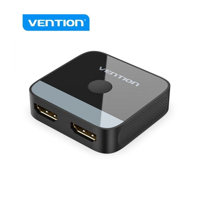 Vention Switch/Splitter HDMI Hembra a 2x HDMI Hembra 4K Bidireccional - Color Negro