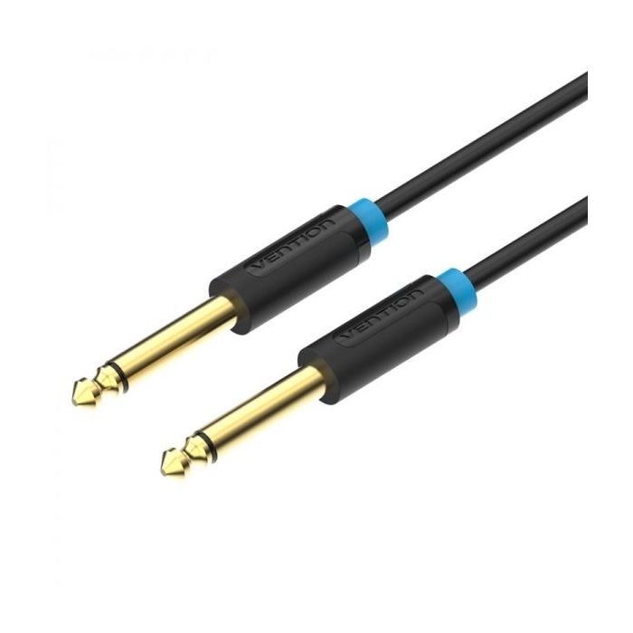 Vention Cable Estereo Jack 6.5 Macho a Jack 6.5 Macho - 3m - Color Negro