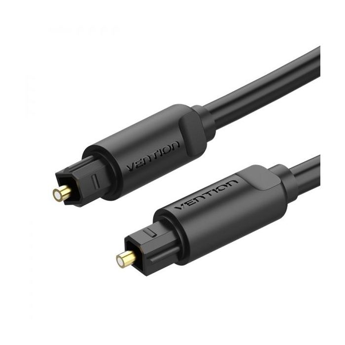 Vention Cable de Audio de Fibra Optica - 2m - Color Negro