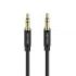 Vention Cable Estereo Jack 3.5 Macho a Jack 3.5 Macho - 1m - Color Negro