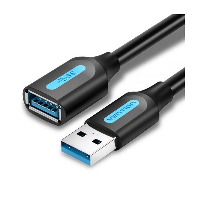 Vention Cable Extension USB 3.0 A Macho a A Hembra - 2m - Color Negro
