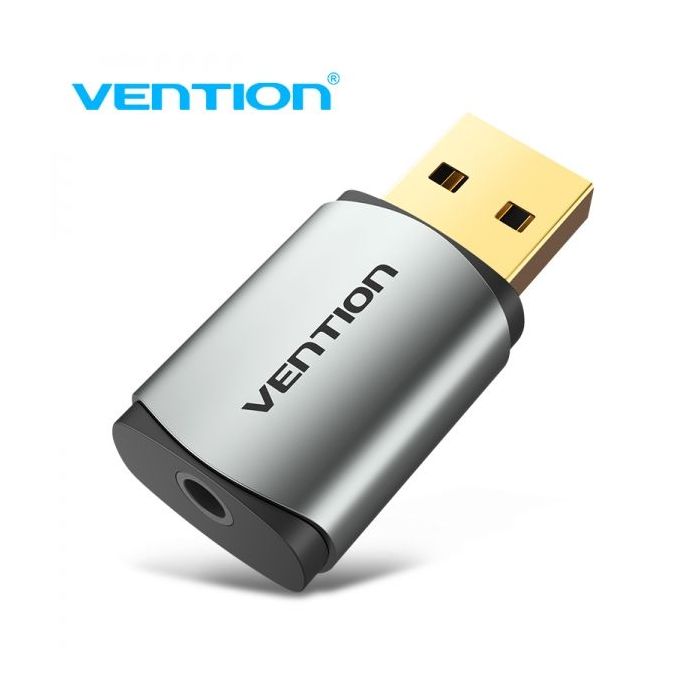 Vention Tarjeta de Sonido 2.1 - Color Gris
