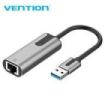 Vention Adaptador USB 3.0 a RJ45 1000Mbps - 0.15m - Color Gris