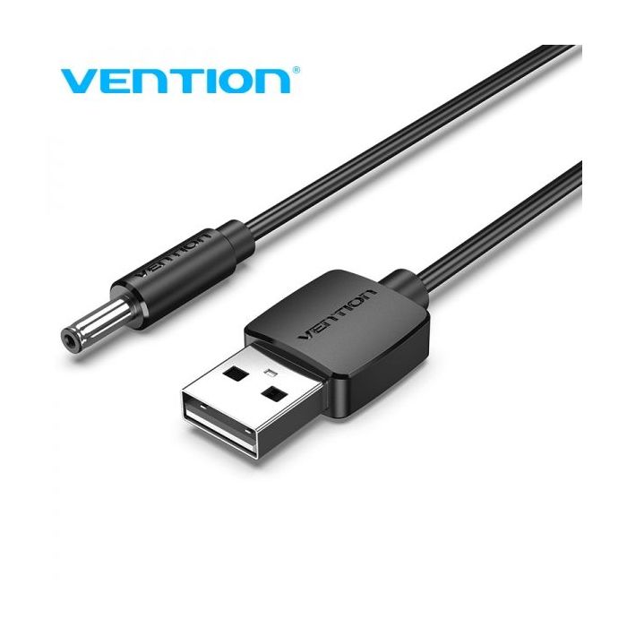 Vention Conversor USB Macho a DC 3.5mm Macho - 1.5m - Color Negro