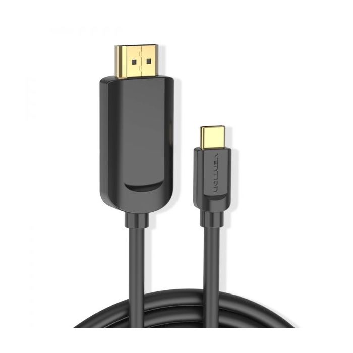 Vention Cable Conversor USB-C Macho a HDMI Macho 4K 1.4 - 1.5m - Color Negro