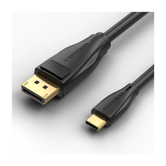 Vention Cable Conversor USB-C Macho a Displayport Macho - 2m - Color Negro