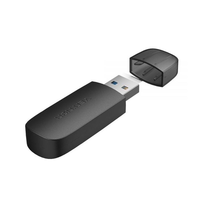 Vention Lector de Tarjetas Externo USB 3.0 - Color Negro