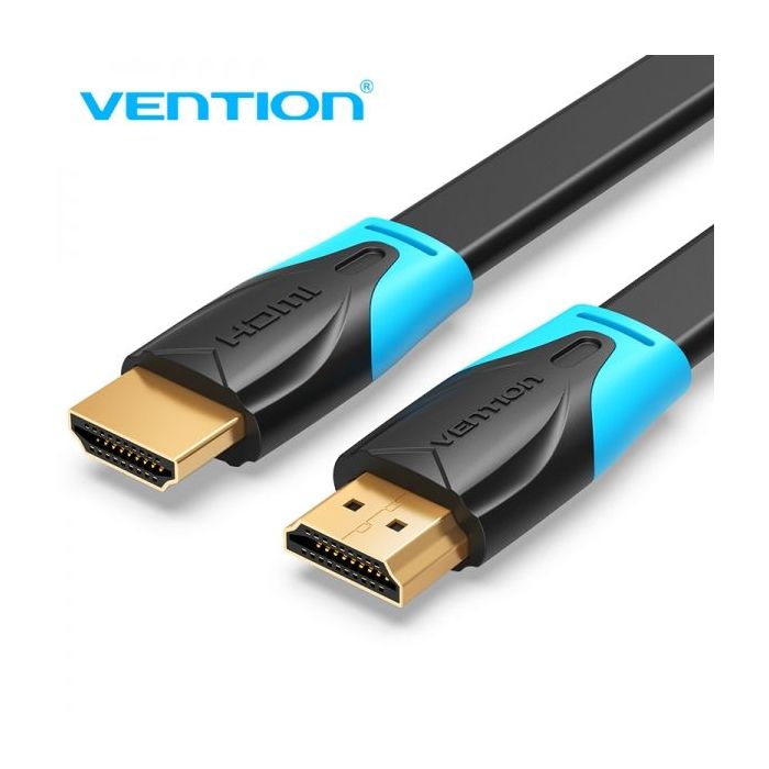 Vention Cable Plano HDMI 2.0 Macho a Macho - 1m - Color Negro