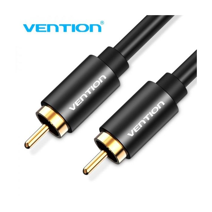 Vention Cable Estereo RCA Macho a RCA Macho - 1m - Color Negro