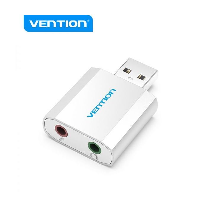 Vention Tarjeta de Sonido 2.1 - Color Plata
