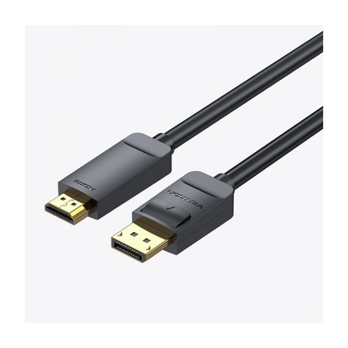 Vention Conversor DisplayPort Macho a HDMI Macho 4K - 1.5m - Color Negro