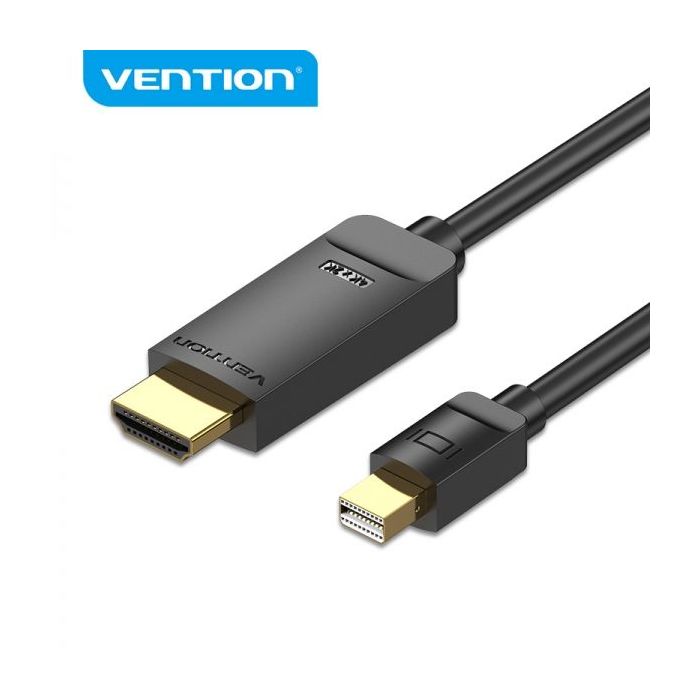 Vention Cable Conversor Mini Displayport Macho a HDMI Macho - 2m - Color Negro
