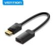 Vention Conversor DP Macho a HDMI Hembra 4K 60Hz - 0.15m - Color Negro