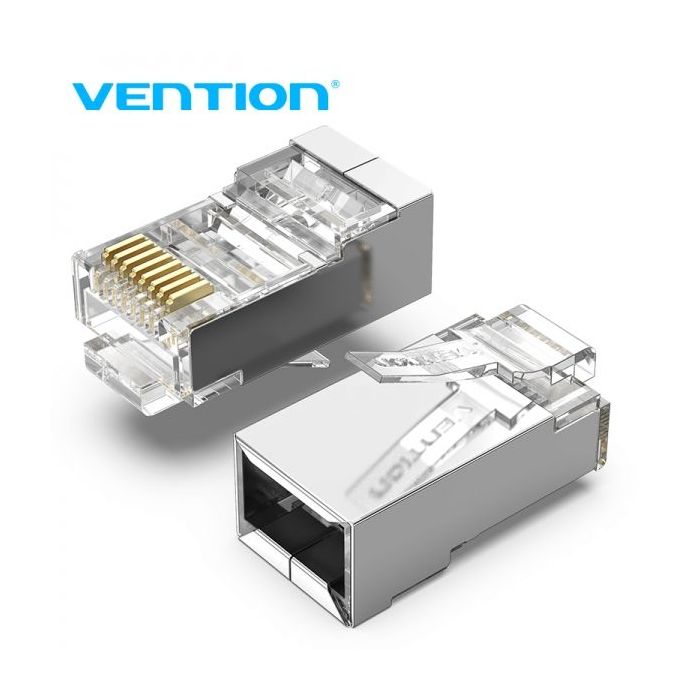 Vention Pack de 10 Conectores de Red FTP RJ45 Cat.6
