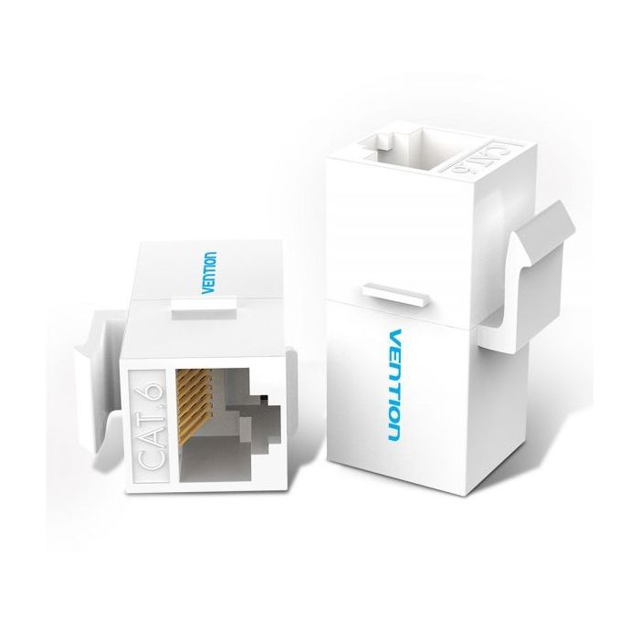 Vention Pack de 5 Conectores de Red UTP RJ45 Cat6 - Color Blanco