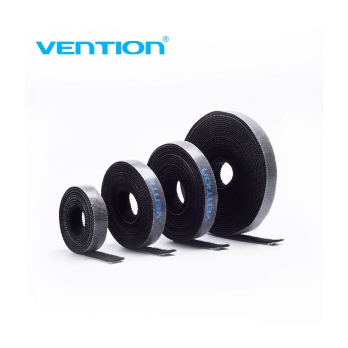 Vention Tira Organizadora de Cables - 2m - Color Negro