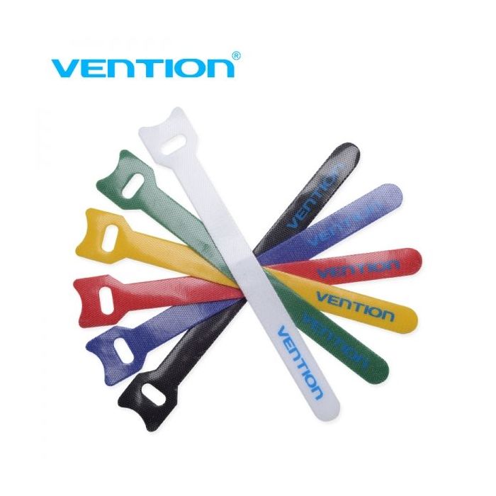 Vention Tira Organizadora de Cables - 6 Piezas (150*20) - Colores Variados