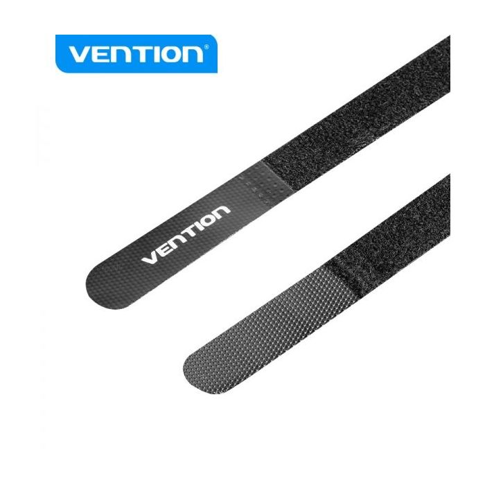 Vention Tira Organizadora de Cables - 18cm - Color Negro