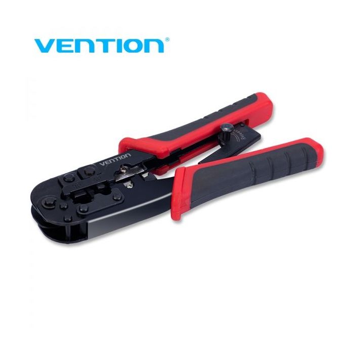 Vention Crimpadora Metalica para RJ45 - Color Negro y Rojo