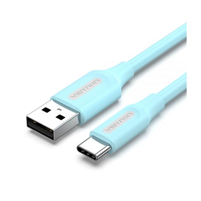 Vention Cable USB-A Macho a USB-C Macho - 1m - 3A 60W 480Mbps - Color Azul