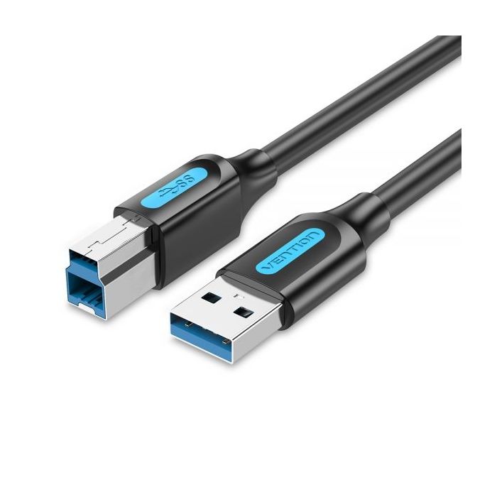 Vention Cable USB-B 3.0 Macho a USB Macho - 2m - Color Negro