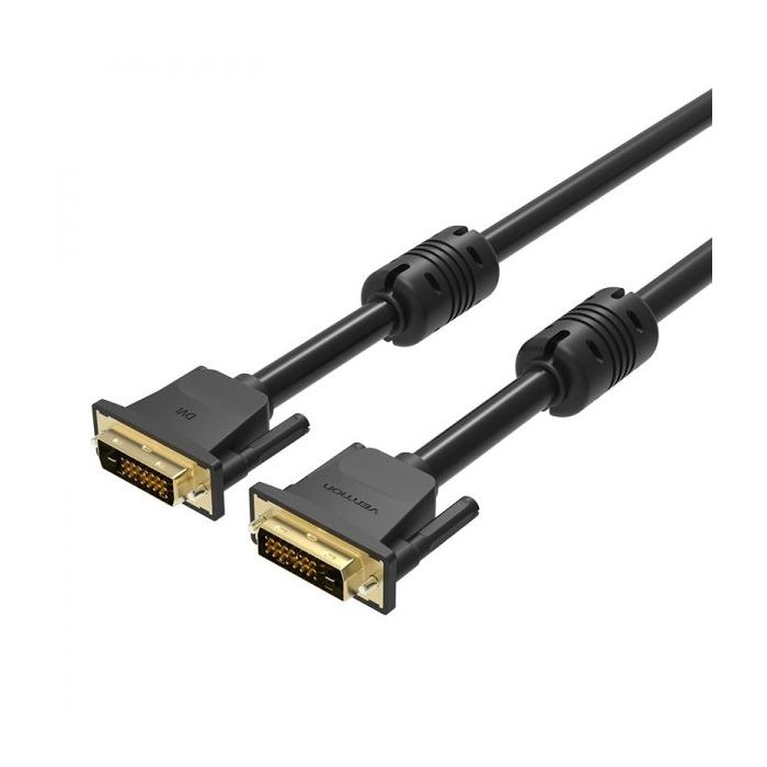 Vention Cable DVI-D Macho a DVI-D Macho - 1m - Color Negro