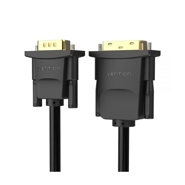 Vention Conversor DVI Macho a VGA Macho - 1m - Color Negro
