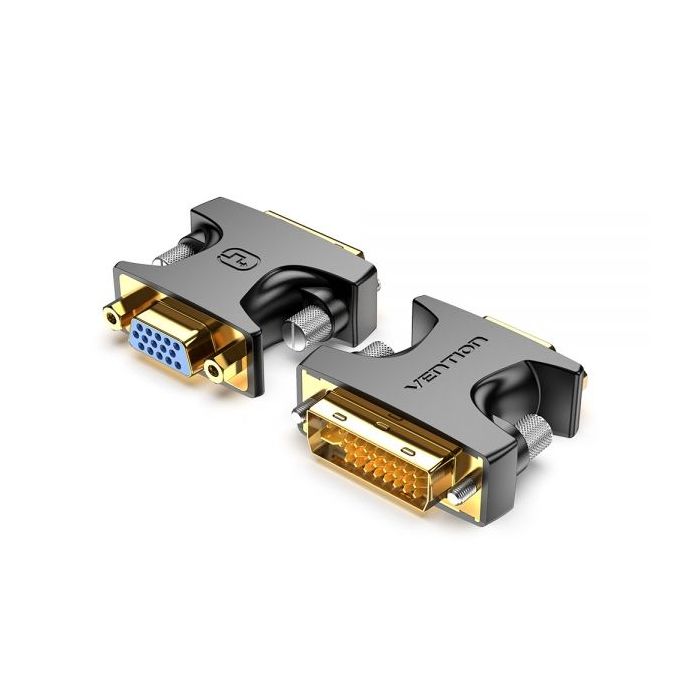 Vention Adaptador DVI Macho a VGA Hembra - Color Negro