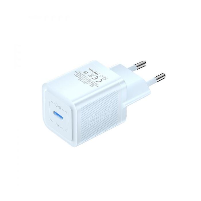 Vention Cargador de Pared GaN USB-C - Carga rapida EU - Color Azul