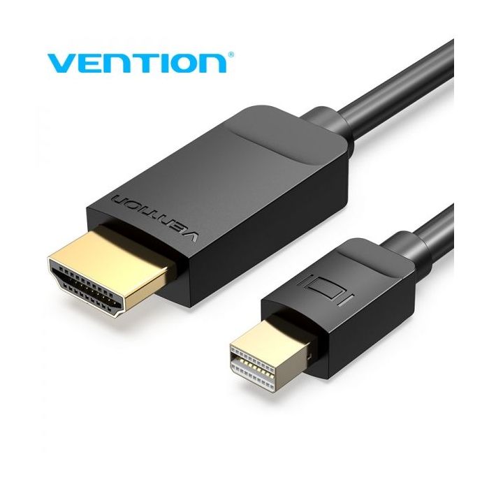 Vention Cable Mini DP Macho a HDMI Macho 1.4 - 1.5m - Color Negro