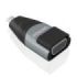 Aisens Conversor USB-C a VGA de Aluminio - Transmision de Señales USB a VGA - Resolucion 1920×1200@60Hz - Compatible con Macbook Pro y Chromebook - Color Gris