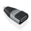Aisens Conversor USB-C a VGA de Aluminio - Transmision de Señales USB a VGA - Resolucion 1920×1200@60Hz - Compatible con Macbook Pro y Chromebook - Color Gris