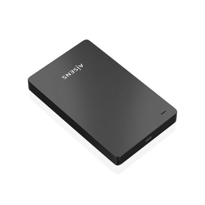 Aisens Modelo Caja Externa para Discos Duros - Instalacion sin Herramientas - Plug and Play - Conexion USB-C USB3.1 Gen1 - Velocidad hasta 5.0Gbps - Indicador LED - Compatible con SATA I/II/III