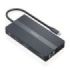 Aisens Conversor USB-C 12 en 1 - Carcasa de Aluminio - Ligero y Portatil - Conexion a 3 Pantallas - Power Delivery 100W - Ethernet RJ45 - Puertos USB-A y USB-C - Lectores de Tarjetas SD y Micro SD